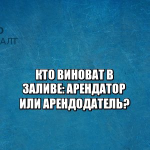 страхование имущества, залило арендованное помещение, кто платит ущерб при аренде, залив виновное лицо, залив аренда, страховая суброгация, бремя содержания имущества, юристы петроконсалт