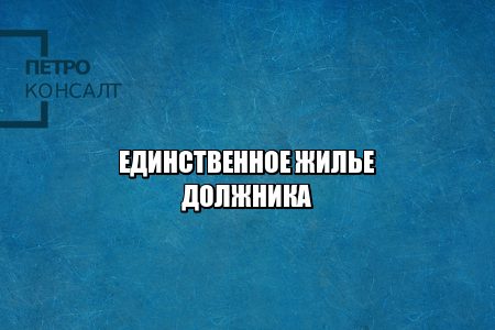единственное жилье должника, единственное жилье взыскание, единственное жилье критерии, кредиторы и единственное жилье, юристы петроконсалт